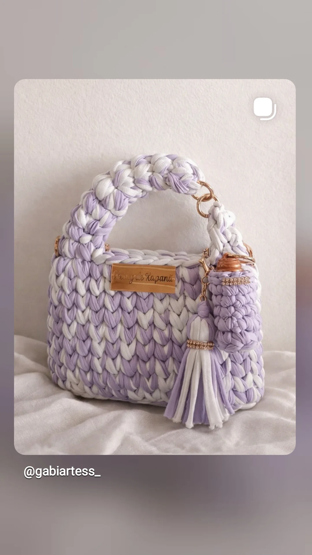 Bolsas em.fio de malha